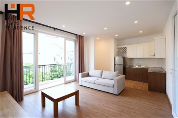 Big balcony & Brand-new 01 bedroom apartment for rent in Tay Ho district