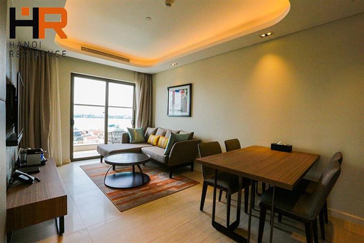 Beautiful serviced apartment 03 beds with lake view for rent in Tay Ho dist