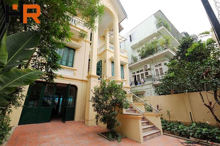 House in Tay Ho for rent, 04 beds with swimming pool & garden