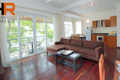 Lake side two bedroom apartment for rent on Quang Khanh, Westlake