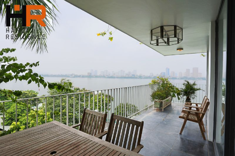 Front Lake serviced apartment 03 beds for rent on Quang Khanh, Tay Ho dist
