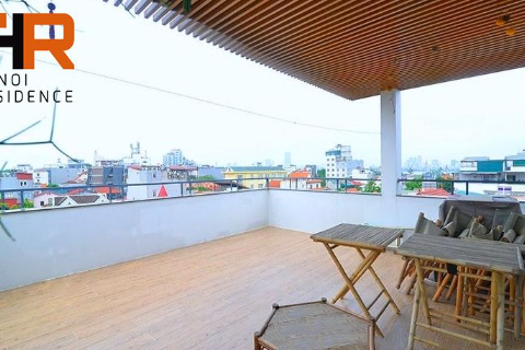 Big balcony & Nice view studio apartment for rent on To Ngoc Van street