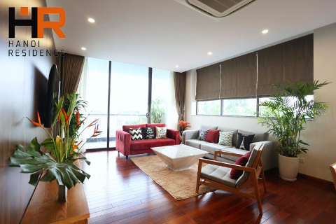 New & serviced apartment for rent in Tay Ho, with 4 bedroom & furnished