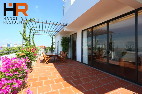 Modern Penthouse apartment 02 beds with large balcony & lake view in Tay Ho dist