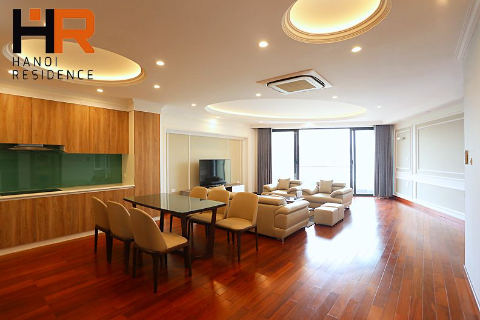 Brand-new serviced apartment for rent in Yen Phu village with 2 bedrooms