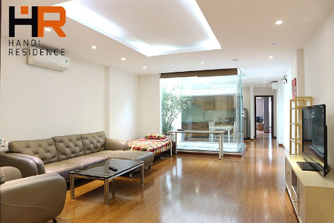 Spacious apartment for rent with one bedrooms in Truc Bach area