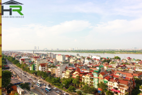 High floor river view 2 bedroom apartment for rent in T3 Sun Ancora Luong Yen