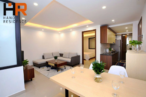 Brand-new two bedrooms apartment with modern furnished in Truc Bach area