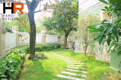 Luxury coner villa for rent in block T Ciputra, Ha Noi