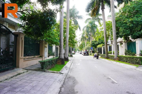 Fully furnished villa for rent in block C Ciputra for rent, 04 beds