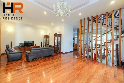Luxurious villa in Ciputra for rent with 5 bedroom, nice garden & furnished