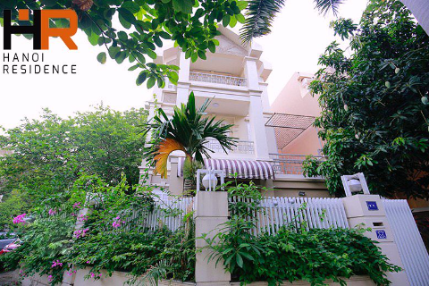 Good quality VILLA FOR RENT in Ciputra Hanoi in block T with 4 beds