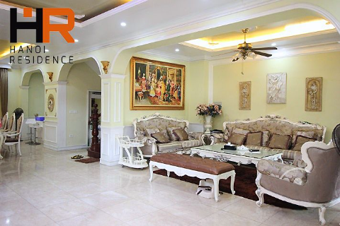 Ciputra villa for rent in block T, 05 beds, with nice furnished, big yard