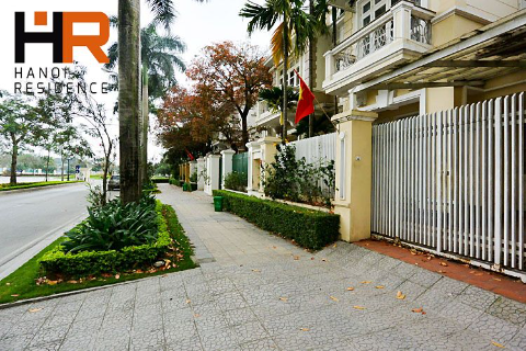Ciputra villa for rent in block C, 04 bedrooms, party furnished