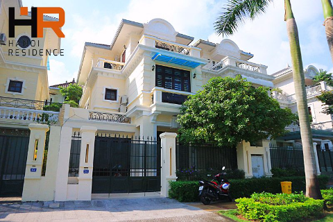 Elegant villa for rent in block D Ciputra, 5 beds, partly furnished