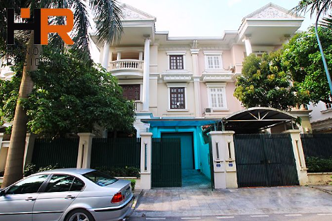 Ciputra villa for rent in block C with 05 beds, fully furnished
