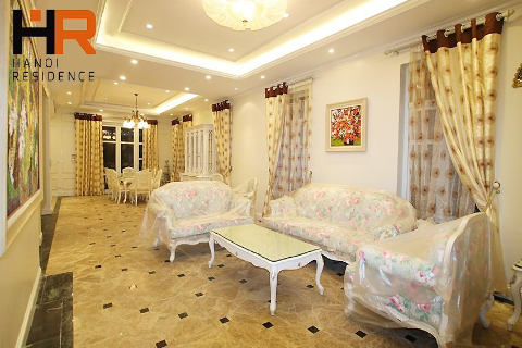 A beautiful villa with 04 bedrooms, fully furnished for rent in Ciputra