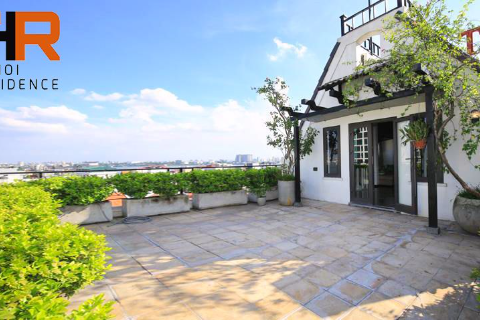 Charming 04 bedrooms serviced apartment for rent on Dang Thai Mai st