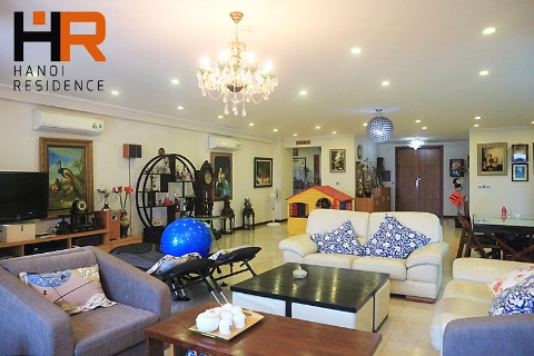 Apartment 267m2 with fully furnished for rent in L building Ciputra