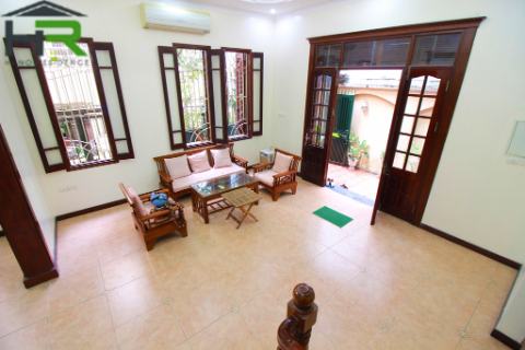 Renovated 3 bedroom house in Tay Ho street with yard and roof terrace