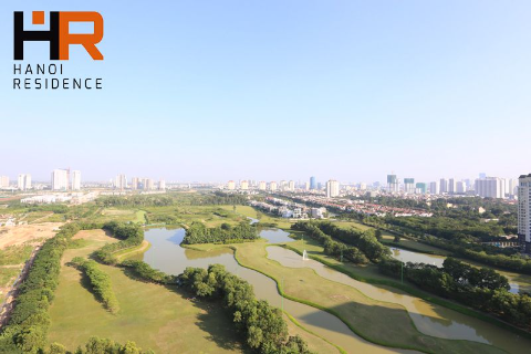 Golf court view apartment in L4 building Ciputra with nice furniture