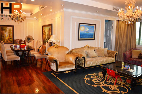 3 bedroom apartment for rent in Ciputra, modern furniture & high floor