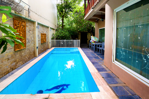 Swimming pool modern villa with 5 bedroom in Vuon Dao area- Tay Ho