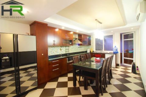 3 bedrooms house for rent in Tay Ho with yard and large balcony