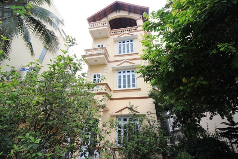 Gorgeous house for rent in Tay Ho with 4 beds, lake view & furniture