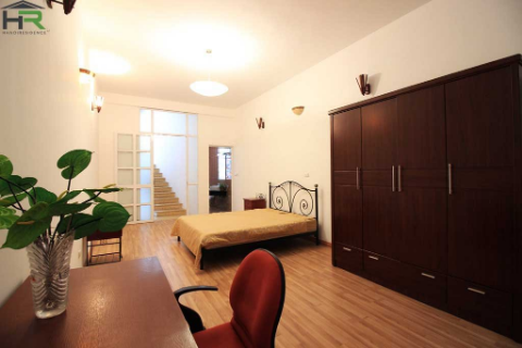 A beautiful house 3 bedrooms house near the lake with back yard for rent in Tay Ho
