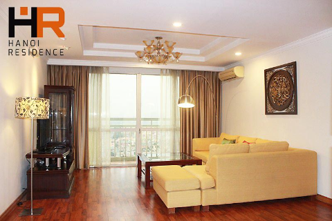 High floor APARTMENT FOR RENT in Ciputra with 3 beds & wooden floor