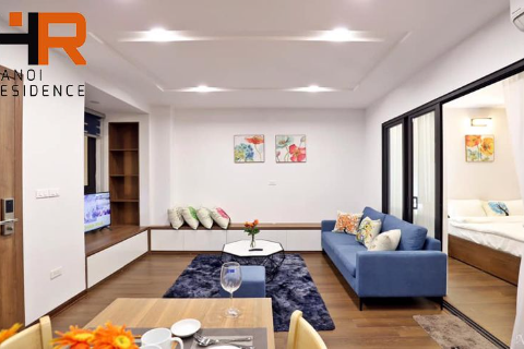 A beautiful serviced apartment 01 bed for rent on Trinh Cong Son st