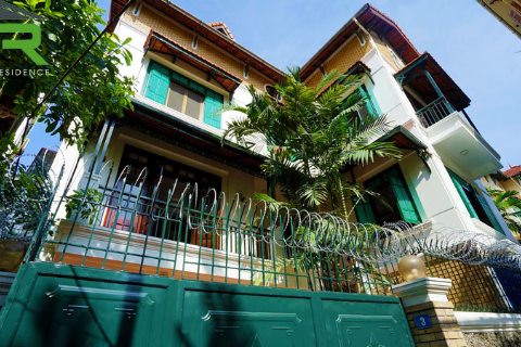 French style, swimming pool house with 4 bedrooms to lease in To Ngoc Van - Tay Ho
