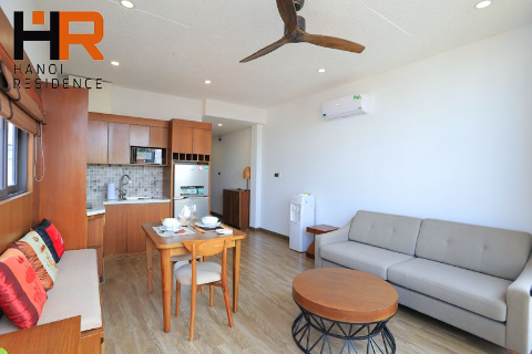 Lake view one bedroom apartment with quality furnished in Nghi Tam village