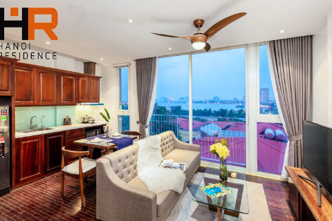 Lake view one bedroom apartment for rent with nice roof terrace