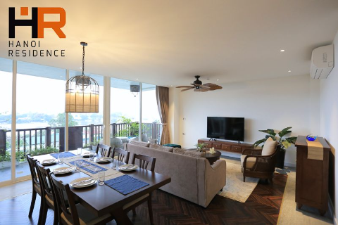 A beautiful & Cosy serviced apartment 03 beds with larger balcony, lake view in Xom Chua