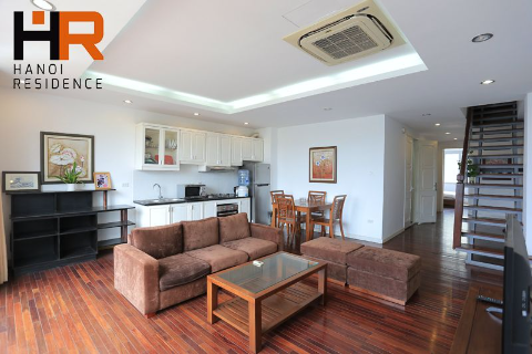 Lake view Duplex apartment 03 beds with nice balcony in Truc Bach