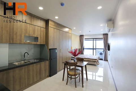 Newly studio apartment on high floor & nature light for rent in Truc Bach