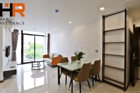 Bright two beds apartment with modern furnished for rent in Truc Bach