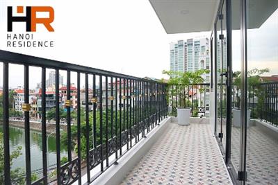 Quality serviced apartment for rent in Xuan Dieu, 2 bedroom & lake view
