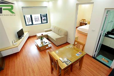 Furnished one bedroom apartment in Ba Dinh, bright and near the lake