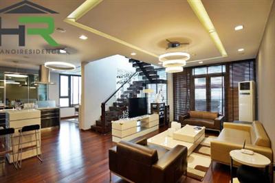 Serviced duplex 03 bedroom apartment, near Lotte & lakeview