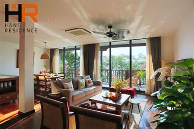 High quality & Lake view 02 beds apartment for rent in Yen Phu village,Tay Ho dist