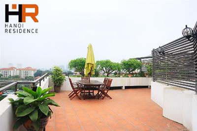 Two bedroom apartment with big balcony & swimming pool in Tay Ho dist