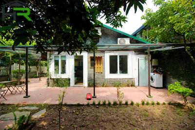 Big garden 2 bedroom house for rent in Tay Ho 