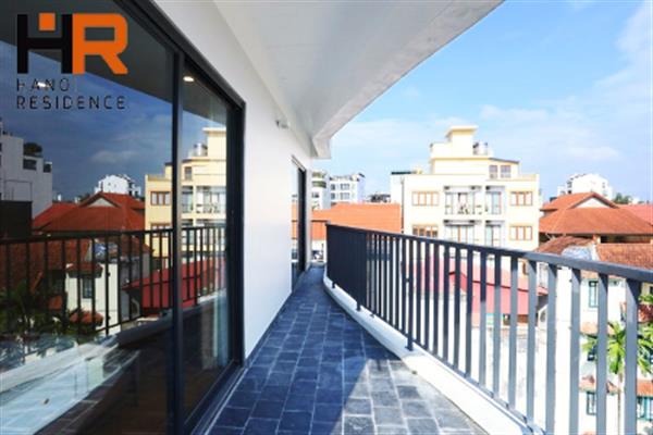 Two bedroom apartment for rent in Tay Ho witth big balcony & modern furnished