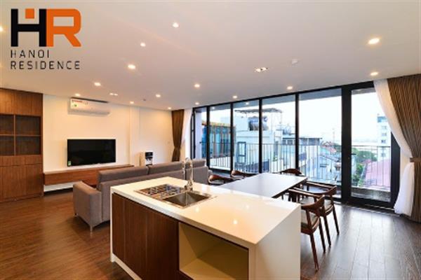 Nice design & New apartment 02 beds with big balcony on To Ngoc Van street