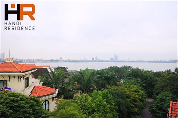 Duplex apartment 02 bedrooms in Tay Ho district with lake view
