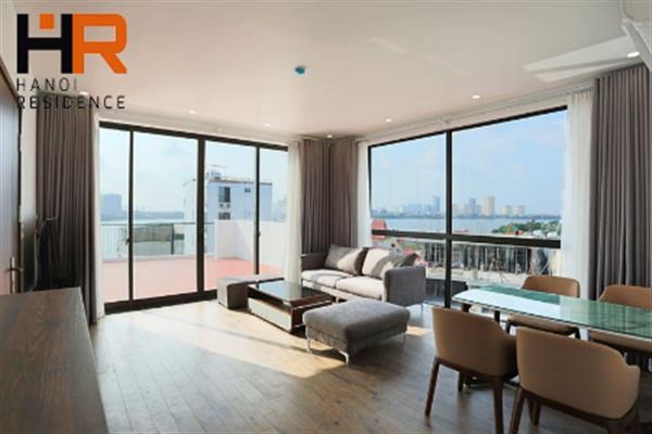 Top floor & Lake view apartment, big balcony in Dang Thai Mai & 2 bedroom