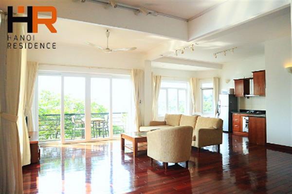 Front Lake apartment 01 bedroom for rent in Dang Thai Mai